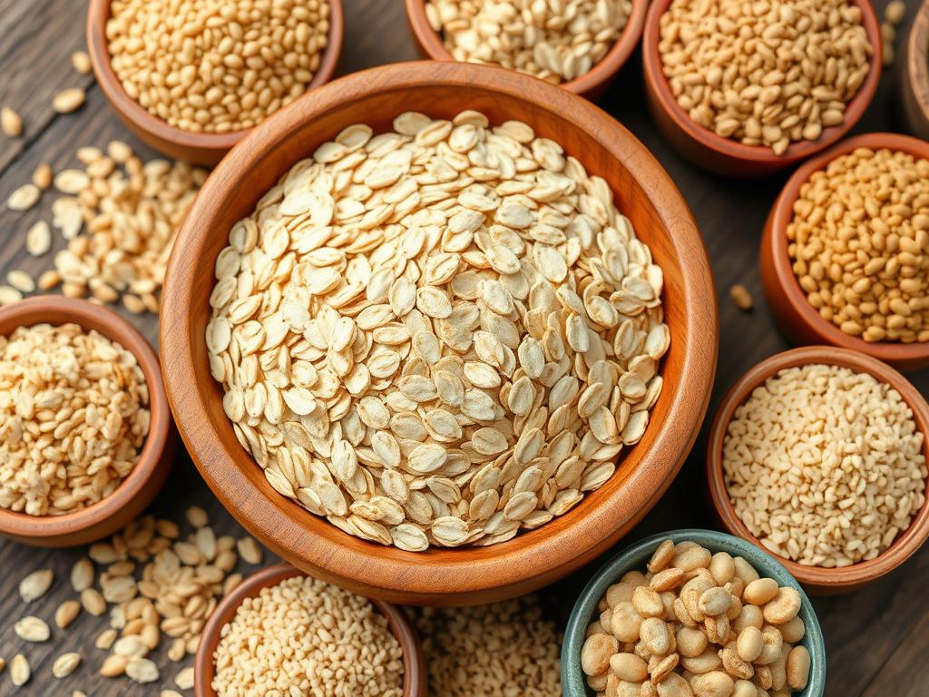 Oats and whole grains that help reduce blood pressure