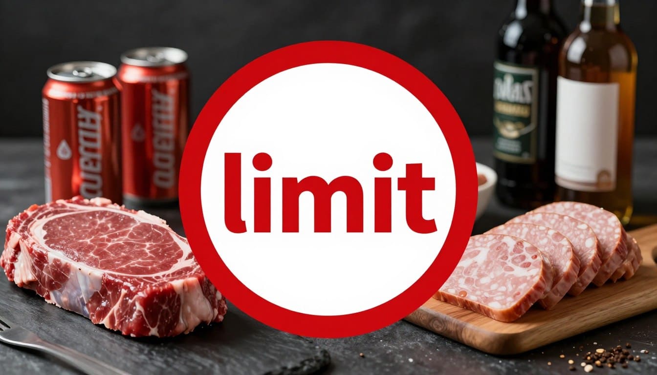 Red meat and processed foods to limit on Mediterranean diet for gout management