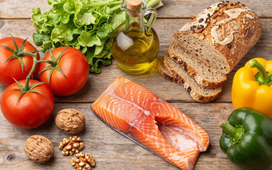 mediterranean diet for rheumatoid arthritis colorful ingredients