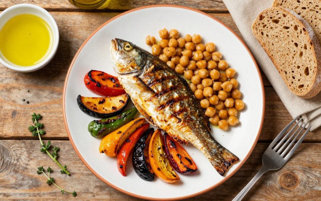 mediterranean diet for type 2 diabetes healthy plate