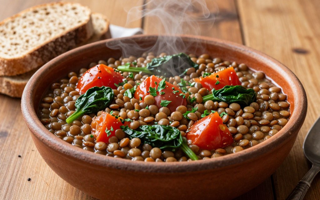 mediterranean lentil stew healthy recipe