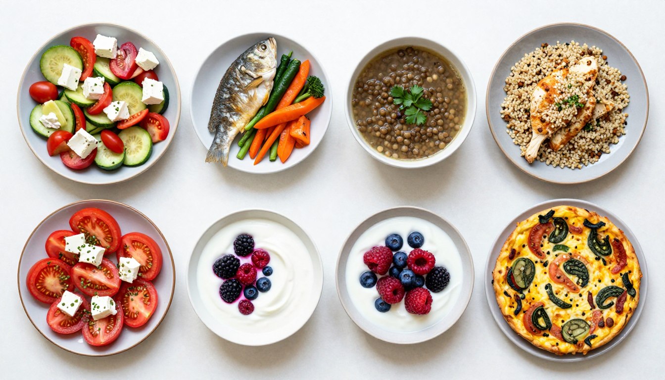 seven day mediterranean diet meal plan layout for insulin resistance