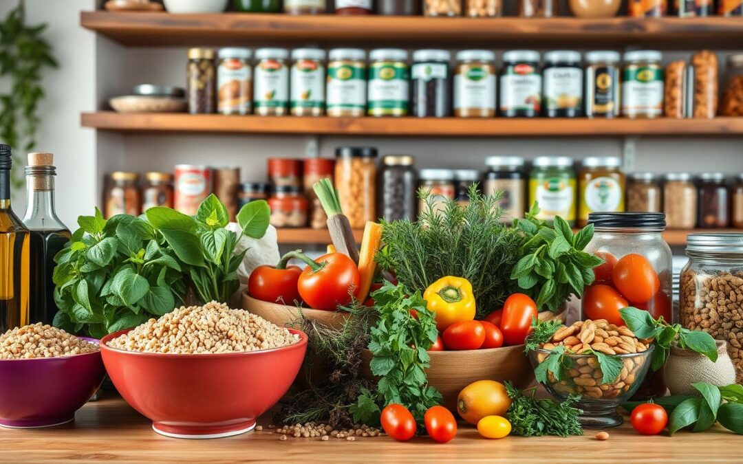 Mediterranean pantry staples