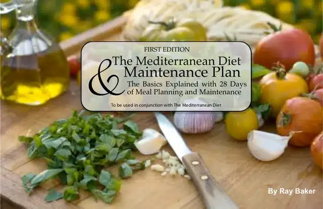 Free 28 Day Mediterranean Diet Maintenance Plan cover